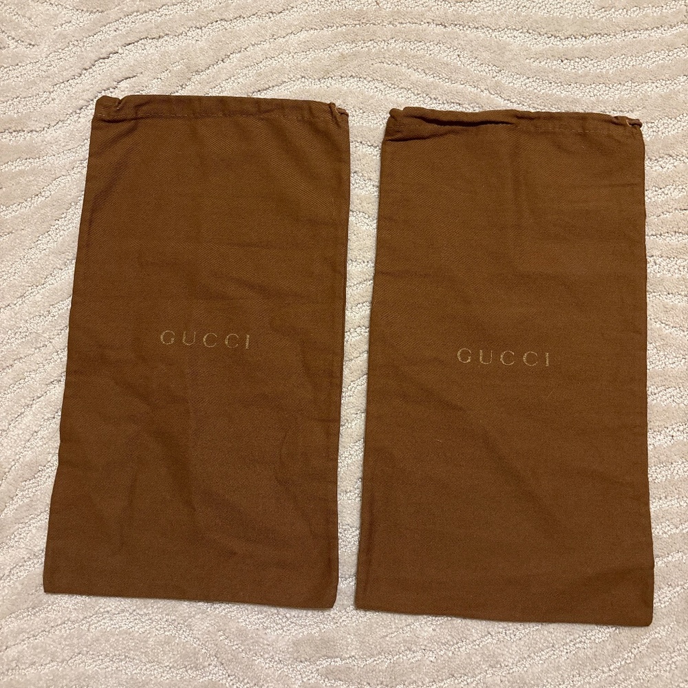 Gucci dust bag set-authentic